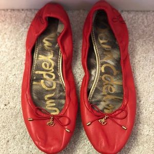 Sam Edelman Red Flats